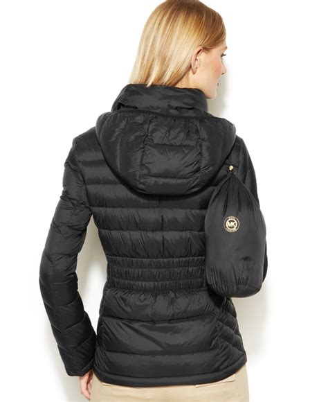 michael kors packable puffer ebay|Michael Kors chevron puffer jacket.